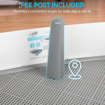 ALL FOR PAWS Pee Pad Holder, XL Dog Litter Box, Puppy Pads Holder, Puppy Potty Tray for Small/Medium/Large Dog Potty Training, 25" x 25"