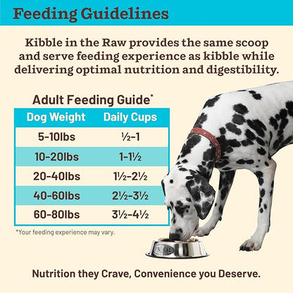 Primal Kibble in The Raw, Freeze Dried Dog Food, Fish & Pork, Scoop & Serve, Made with Raw Protein, Whole Ingredient Nutrition, Crafted in The USA, Dry Dog Food 5.4 lb Bag