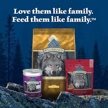 Blue Buffalo Wilderness Adult Weight Control Dry Dog Food with Real Chicken Plus Wholesome Grains, High-Protein Recipe, Made in the USA with Natural Ingredients, Chicken 24-lb. Bag