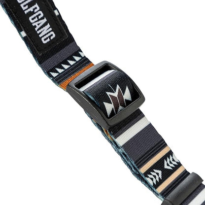 Wolfgang Heavy Duty Martingale Dog Collar with Quick Release Nylon Buckle for Walking & Training, NewMoon Print, Medium
