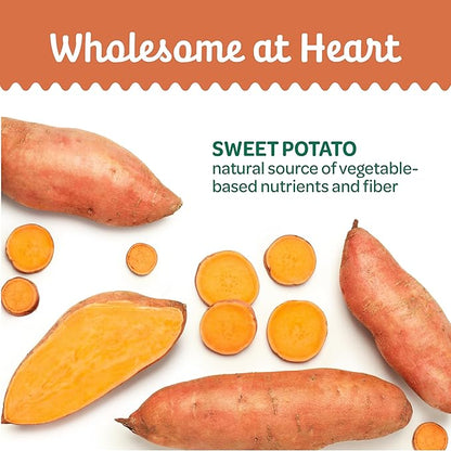 Wholesome Pride Sweet Potato Chews Dog Treats – All-Natural, Single-Ingredient, Grain-Free, 16 oz