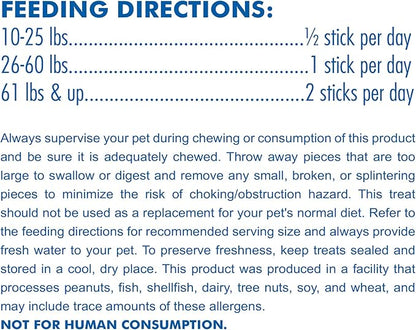 N-Bone Flossta Dual Action Dental Chews for Dogs, Unique Twist Shape for Deep Teeth Cleaning and Proactive Dental Care, Pumpkin Flavor, 8 Count 6.4-oz Bag