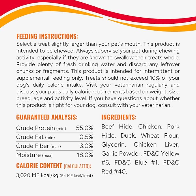 Good ‘n’ Fun Triple Flavor Kabobs Chews for All Dogs, 24 Ounces, Treat Your Dog to Long-Lasting Chews Made from Beef Hide, Real Chicken, Pork Hide, Duck and Chicken Liver