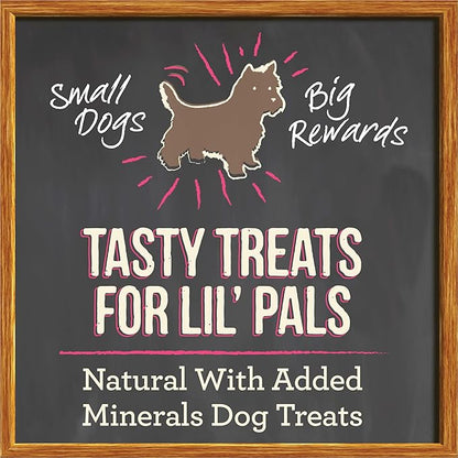 Merrick Lil’ Plates Grain Free Small Dog Treats, Natural Training Treats For Small Dogs, Small Salmon Recipe - 5 oz. Pouch