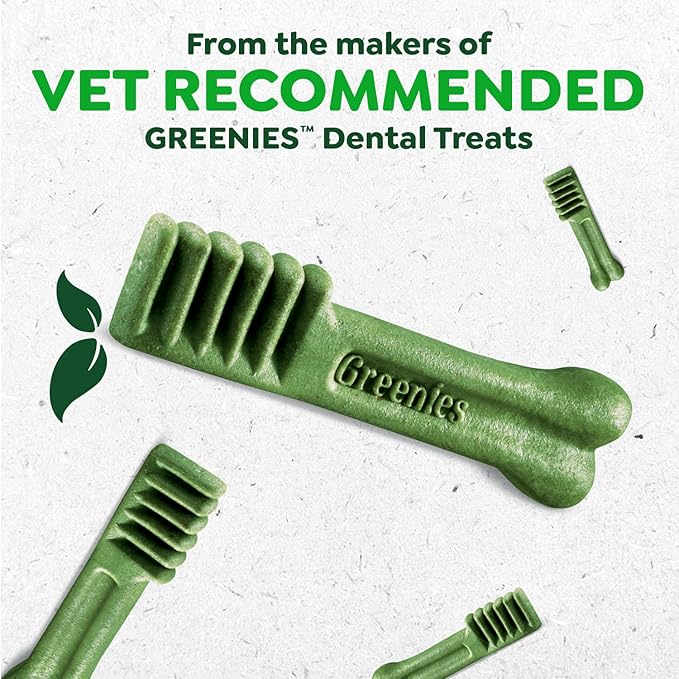 Greenies Occupy Twists Natural Dog Treats Petite Size Dog Chews Long Lasting Chicken Flavor, 17.5 oz. Pack, 20 Count