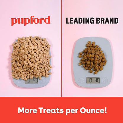 Pupford Freeze Dried Training Treats for Dogs & Puppies, 215+ Four Ingredient Bites (Turkey & Veggies, 3 oz)
