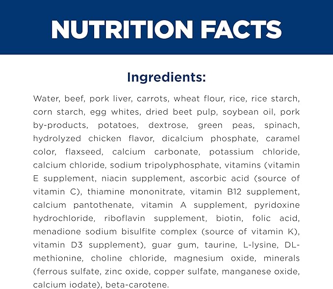 Hill's Science Diet Adult 7+ Wet Dog Food, Beef & Vegetables, 12.8 oz. Cans, 12-Pack