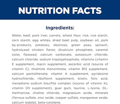 Hill's Science Diet Adult 7+ Wet Dog Food, Beef & Vegetables, 12.8 oz. Cans, 12-Pack