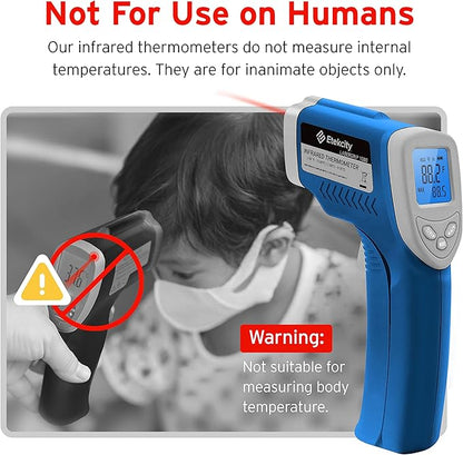 Etekcity Infrared Thermometer Laser Temperature Gun 1080, -58°F~ 1130°F for Meat Food Candy Pizza Oven, Heat Gun for Cooking, Kitchen, Fridge, Reptile, BBQ, HAVC, Adjustable Emissivity & Max Measure