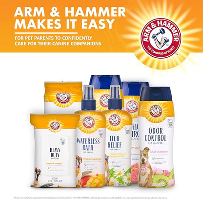 Arm & Hammer for Pets Super Deodorizing Dog Spray with Baking Soda for Odor Control, Freshens Coat Between Baths, pH Balanced Formula for Dogs, 8 Fl Oz - 2 Pack