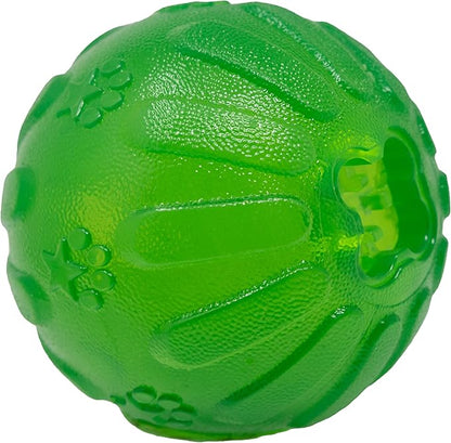 Starmark Treat Dispensing Chew Ball Tough Dog Toy, Medium/Large for Large Breeds