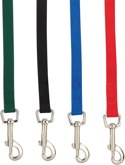 Guardian Gear Cotton Web Dog Training Lead 20'x5/8", Black