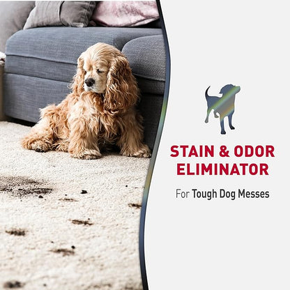 Nature’s Miracle Advanced Stain And Odor Eliminator for Dogs, 1 Gallon, Fresh Scent, Severe Mess Enzymatic Formula For Tough Pet Messes