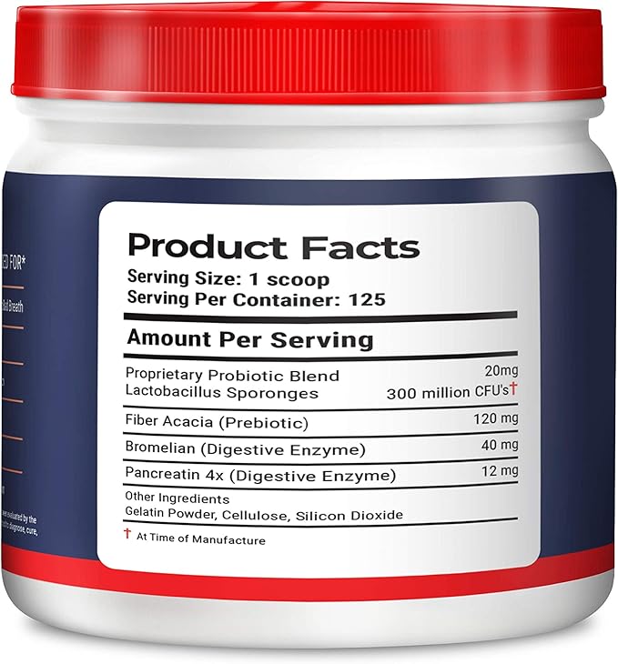 Geneflora Digestive Enzymes Prebiotics & Pet Probiotics for Dogs Powder, Cat, Rabbit, & Dog Probiotics for Yeast, Itchy Skin, and Itchy Ears, 3.2 Ounces