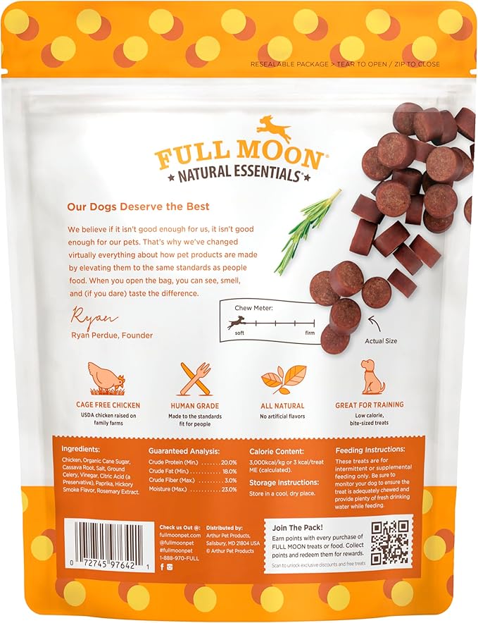 Full Moon Essential Chicken Savory Bites 9.0 oz (Pack of 2)