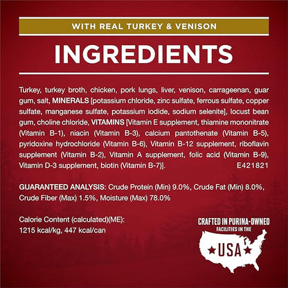 Purina ONE Natural Grain Free Wet Dog Food Variety Pack, True Instinct Classic Ground - 13 Ounce (Pack of 6)
