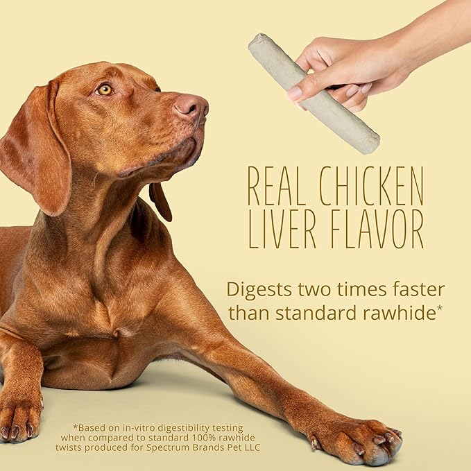 Better Belly Highly Digestible Rawhide Large Roll ChewS, 3 Count (Pack of 1)