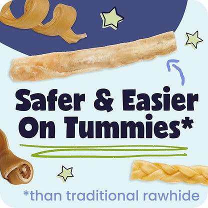 Pawstruck Natural 5-7" Beef Collagen Sticks for Dogs – Long-Lasting Rawhide Alternative, High Protein & Low Fat with Chondroitin & Glucosamine – 5 Pack