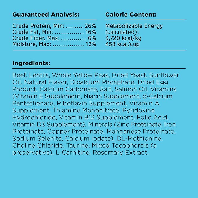 BIXBI Liberty Grain-Free Dry Dog Food, Beef Recipe – Fresh Meat, High Protein, No Meat Meals – USA Made, 4 lbs