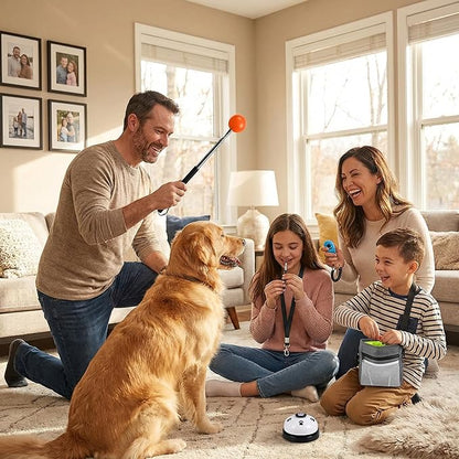 Pet Training Kit -Target Stick,Training Clicker,Whistle,Bell,Treat Pouch- Dog Training Equipment Tools, Agility Training Lure Course For Dogs,Cat Toilet Trainer Kit, Kitten Puppy Behavior Aids Trick