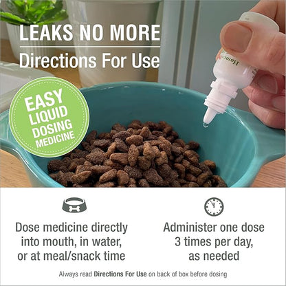HomeoPet Leaks No More, Safe, Gentle, and Natural Supplement for Cat and Dog Urinary Incontinence Relief, 15 Milliliters