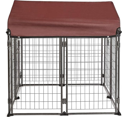 TWO by TWO Haven Expandable Kennel, Black, Medium