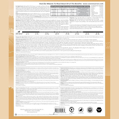 Canine Caviar - Free Spirit: Chicken & Pearl Millet Alkaline Dry Dog Food, Limited Ingredients, Gluten-Free, Based on Science & Research, Veterinary Alternative Diet (4.4 Pound Bag) (Pack of 2)