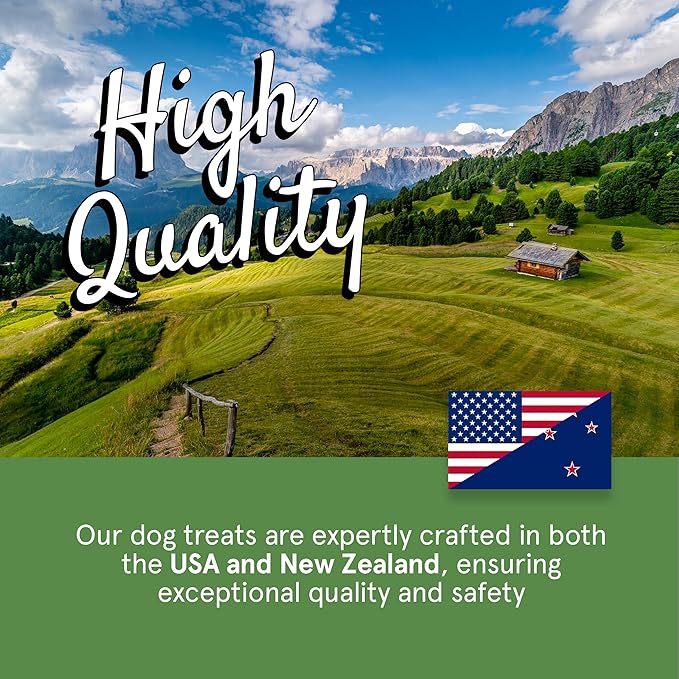 TRMC Real Meat Dog Treats - Three 12oz Bag of Bite-Sized Air-Dried Beef Jerky for Dogs - Grain-Free Jerky Pet Treats with 95% Free-Range, Grass Fed Beef - All-Natural High Protein Treats