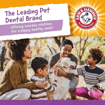 Arm & Hammer for Pets Nubbies Dental Treats - Baking Soda & Calcium Dog Dental Chews, Nubbed Texture Helps Scrub Plaque & Tartar While Chewing, Peanut Butter Flavor, 20 Count, 7 Ounce - 24 Pack