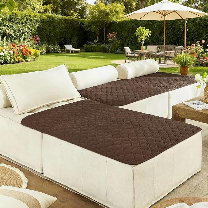 gogobunny 3X Stronger Waterproof Pet Blanket, Scratch Proof Furniture Protector for Dogs Cats, Reversible Cover 40x50 Inch, Dark Chocolate
