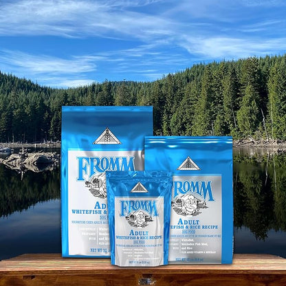 Fromm Classic Adult Whitefish & Rice Dog Food - Premium Dry Dog Food for Large, Medium, & Small Breeds - Whitefish & Rice Recipe - 15 lb