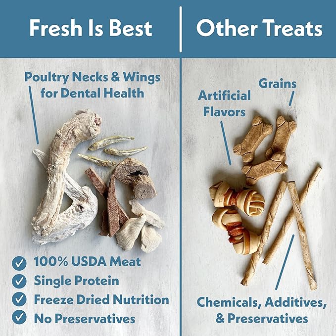 Fresh Is Best Duck Breast Fillets – Made from Sliced Whole Duck Breasts – Raw Freeze Dried Cat Treats in Resealable Zipper Bag – High-Protein for Dogs & Cats – Made in the USA