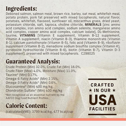 Merrick Backcountry Healthy Grains Premium Dog Food Kibble with Freeze Dried Raw Pieces, Pacific Catch Recipe - 4.0 lb. Bag