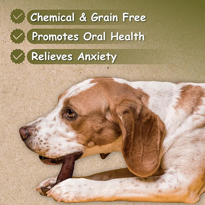 Top Dog Chews - Thick 6 Inch Bully Sticks, 100% Natural Beef, Free Range, Grass Fed, High Protein, Supports Dental Health & Easily Digestible, Dog Treat, (6", 12 Pack)