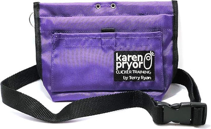 Karen Pryor Clicker Training Purple Treat Bag by Terry Ryan