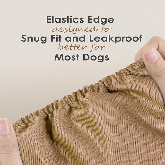 wegreeco Washable Male Dog Belly Band (Stylish Pattern)- Pack of 3 - Male Dog Belly Wrap, Dog Diapers Male (Blue Gray Coffee, X-Small)