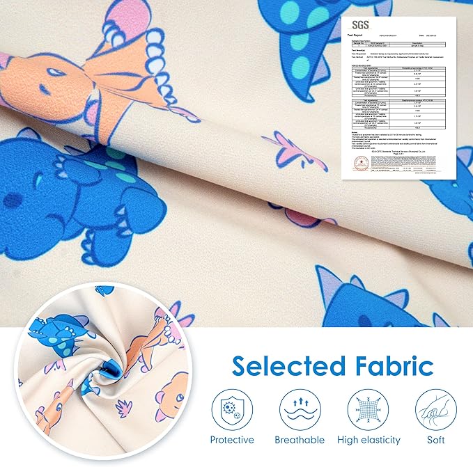cyeollo Recovery Suit for Dogs Surgery Suit Female Spay Soft Breathable Pet Onesie Bodysuit Male Dog Neuter, Medium Large Dogs Surgical Recovery Shirt, Dinosaur, XL
