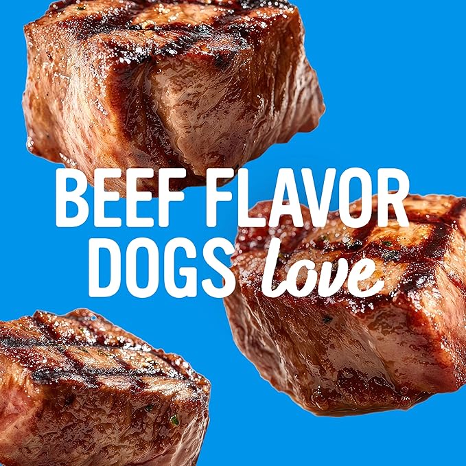 Blue Dog Bakery Perfect Trainers, Mini Dog Training Treats, Soft & Chewy, Made w/USA Beef, Healthy Treats, All Natural, Extra Small, 6 oz (Pack of 8)