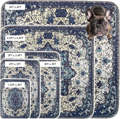 PUPIBOO Washable Pee Pads for Dogs and Cats - Super Absorbent Reusable Puppy Training Pads - 100% Waterproof, Leak-Proof & Non-Slip Whelping Pads for Pet Housebreaking