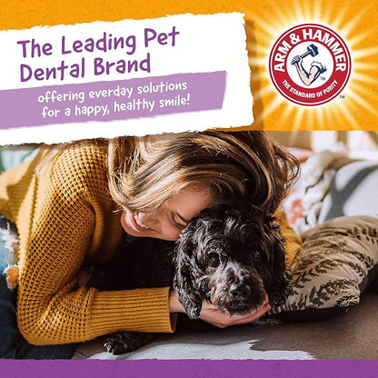 Arm & Hammer for Pets Nubbies Dental Treats - Baking Soda & Calcium Dog Dental Chews, Nubbed Texture Helps Scrub Plaque & Tartar While Chewing, Chicken Flavor, 20 Count, 7 Ounce - 24 Pack