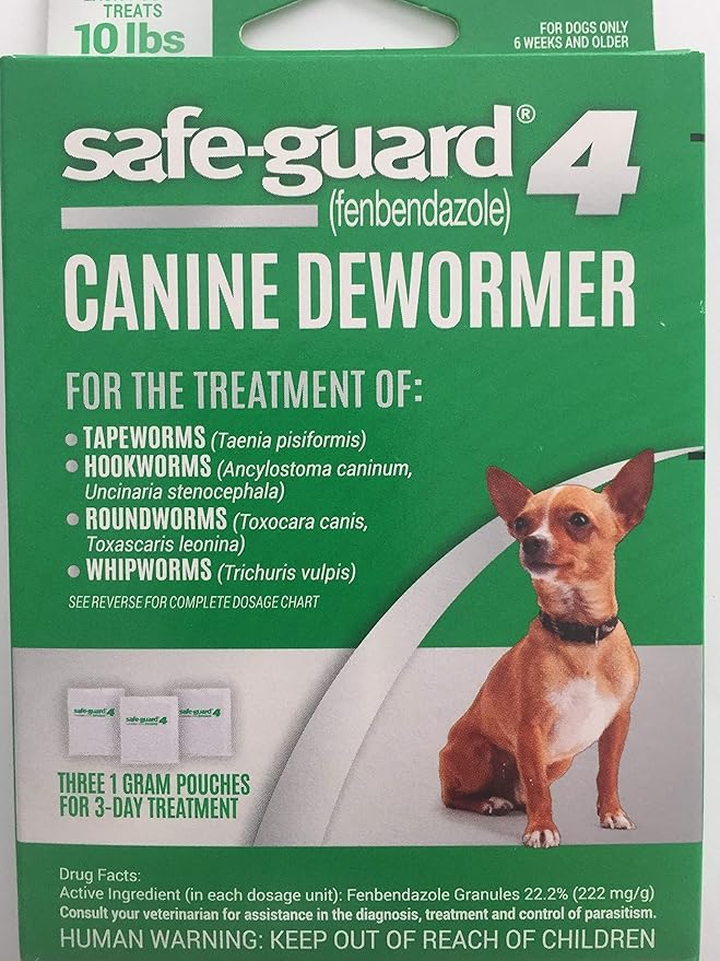 8 in 1 Safe-Guard 4 Dewormer for Small Dogs