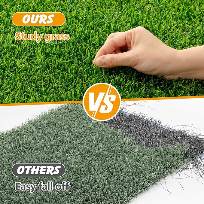 Grass Pad for Dogs Potty, 33x20.8 Inch Dog Grass Pad, Reusable Pee Fake Grass Mat for Pets Potty Training, Washable Pee Pads for Dog Indoor Outdoor Use