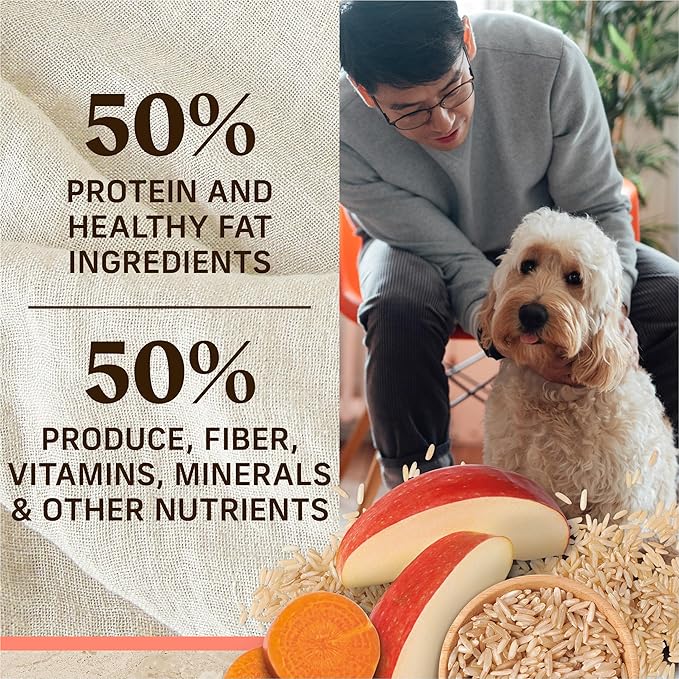 Merrick Healthy Grains Premium Adult Dry Dog Food, Wholesome And Natural Kibble With Salmon And Brown Rice - 25.0 lb. Bag
