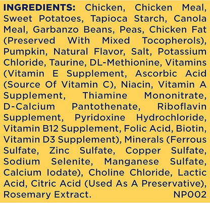 Nature's Recipe Grain Free Dog Food, Chicken | Small Breed | Sweet Potato & Pumpkin | 4 lb Bag | Pack of 2