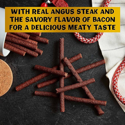 Pup-Peroni Dog Treats, Filet Mignon & Bacon Flavors, 22.5 Ounce, Made with Real Steak (Pack of 2)