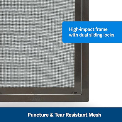 PetSafe Pet Screen Door - Heavy Duty, Tear- & Puncture-Resistant Dog & Cat Mesh Flap - Storm Door Compatible - Small - for Dogs & Cats up to 30 lb