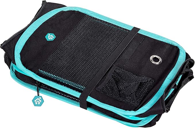 Deluxe Premium Pet Dog Playpen Portable Soft Dog Exercise Pen Kennel with Carry Bag for Dogs, Cats, Kittens, and All Pets (Large, Black)