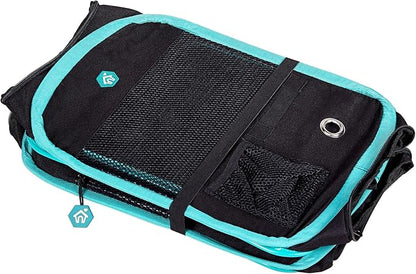 Deluxe Premium Pet Dog Playpen Portable Soft Dog Exercise Pen Kennel with Carry Bag for Dogs, Cats, Kittens, and All Pets (Large, Black)