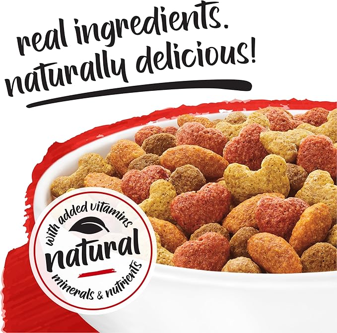 Purina Beneful Originals With Farm-Raised Beef Natural Dog Food Dry Recipe With Added Vitamins, Minerals and Nutrients - (Pack of 4) 3.5 lb. Bags