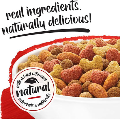 Purina Beneful Originals With Farm-Raised Beef Natural Dog Food Dry Recipe With Added Vitamins, Minerals and Nutrients - (Pack of 4) 3.5 lb. Bags